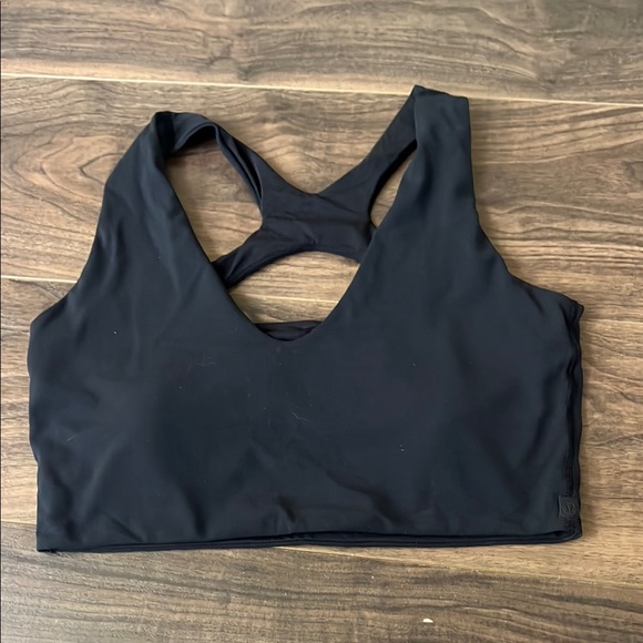Lululemon Black Racerback Sports Bra - Picture 1 of 3